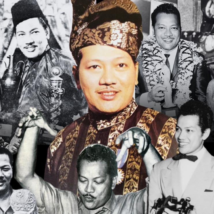 P. Ramlee — archival photographic collage