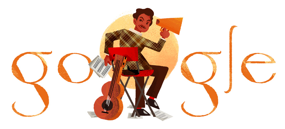 Google Doodle — P. Ramlee's 88th birthday